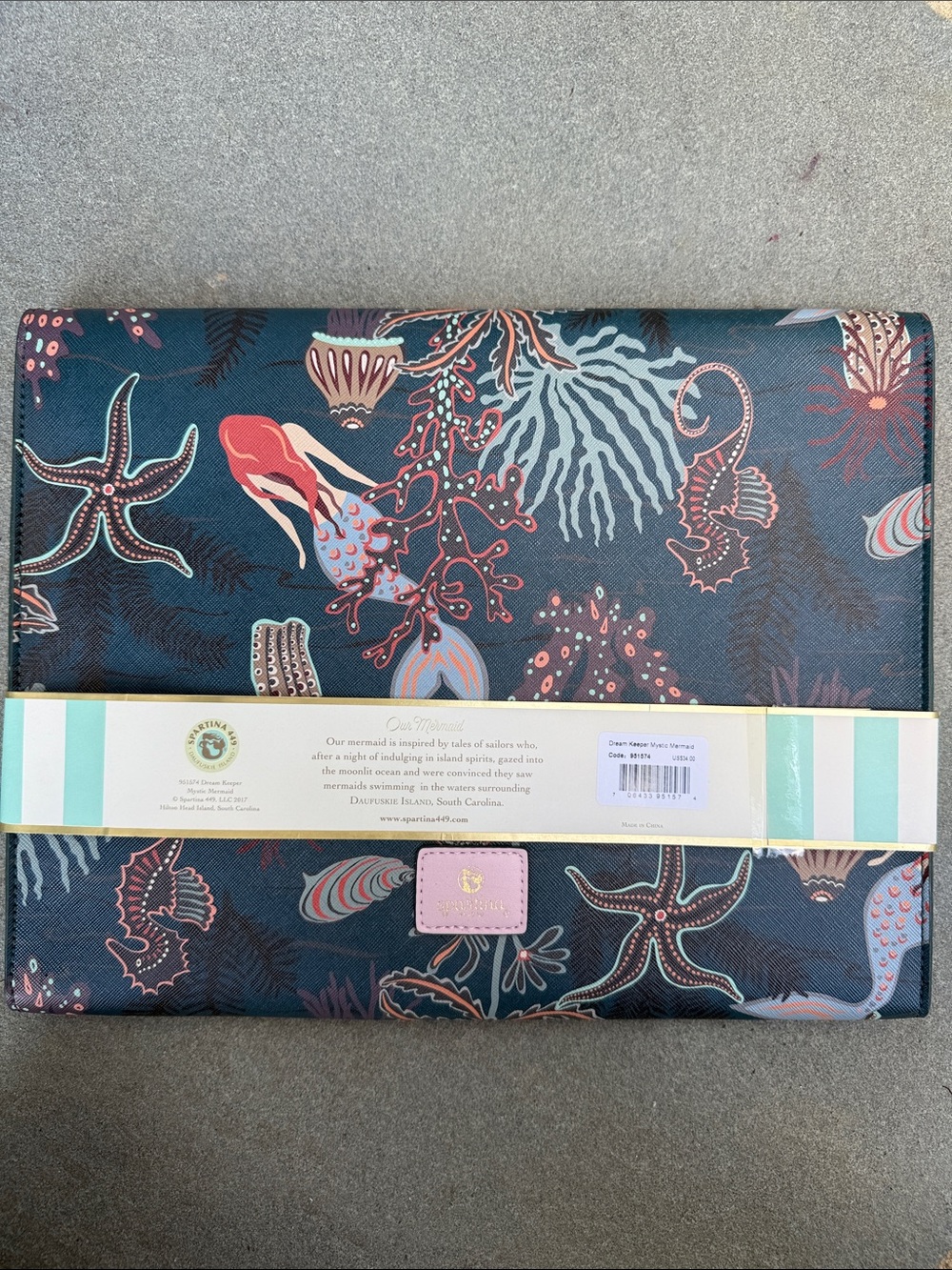 NWT Spartina 449 Dream Keeper Envelope Bag - Picture 4 of 12